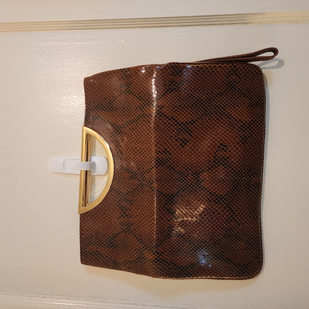 Elegant Brown Clutch Bag